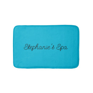 Alfombrilla De Baño Color de tendencia - Vivid Cyan Spa Bath Mat