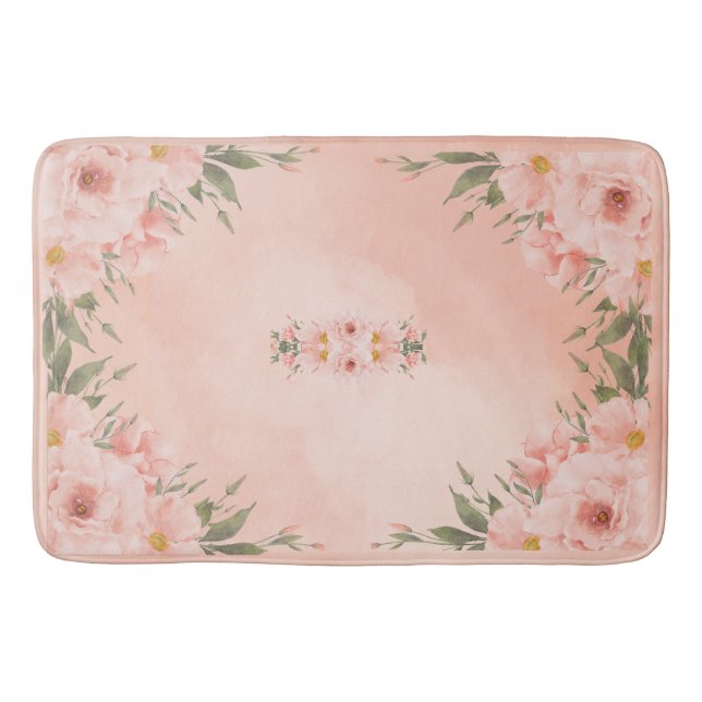 Alfombrilla De Baño Color durazno (Anverso)