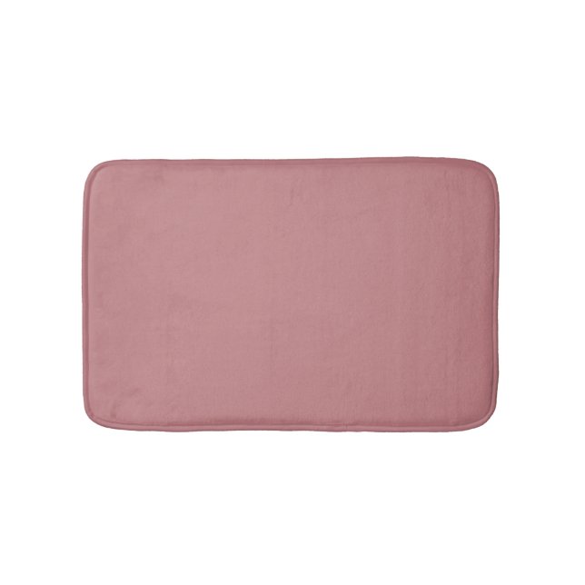 Alfombrilla De Baño Color sólido Rosa polvoriento (Anverso)