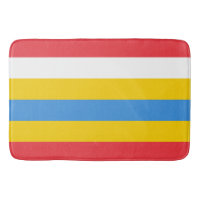 Colores a rayas de la bandera de Aruba