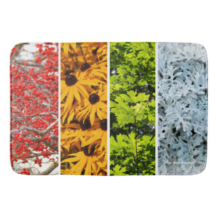 Alfombrilla De Baño Colores del cuatriptque cambiante de las estacione