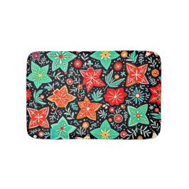 Alfombrilla De Baño Colorful Abstract Holiday Design