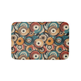 Alfombrilla De Baño Colorful Abstract Records Bath Mat