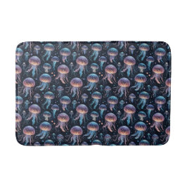 Alfombrilla De Baño Colorida Jellyfish Bath Mat - Whimsical Ocean Sea