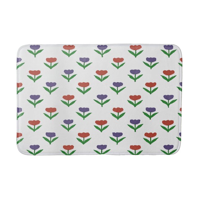 Alfombrilla De Baño Colorida Tulip Bath Mat (Anverso)