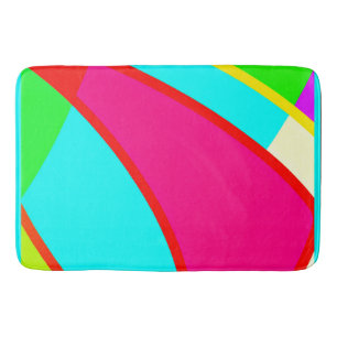 Alfombrilla De Baño Colorido Abstract Patterns Art