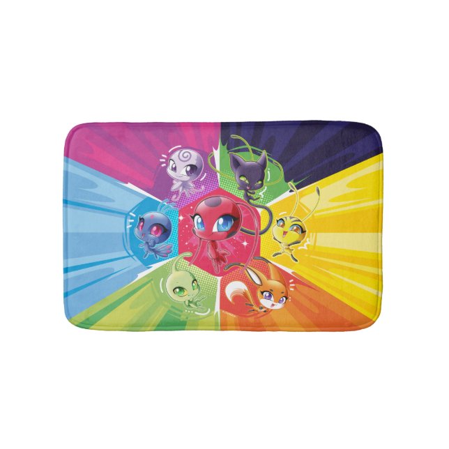 Alfombrilla De Baño Colorido Kwamis (Anverso)