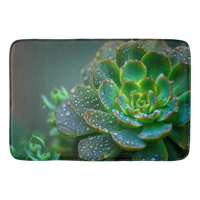 Alfombrilla De Baño colorido succulento mat (Anverso)