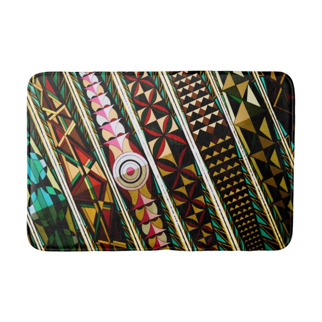 Alfombrilla De Baño Colorido techo de la iglesia española (Anverso)