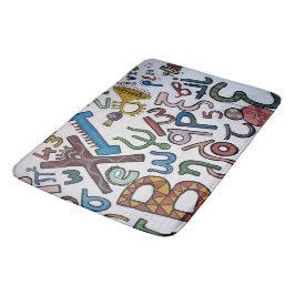 Alfombrilla De Baño Coloridos niños ABC