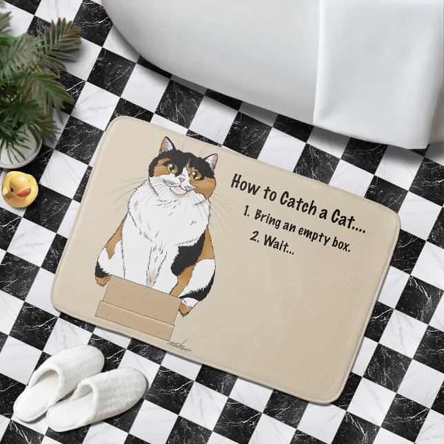 Alfombrilla De Baño Cómo atrapar un gato (Subido por el creador)