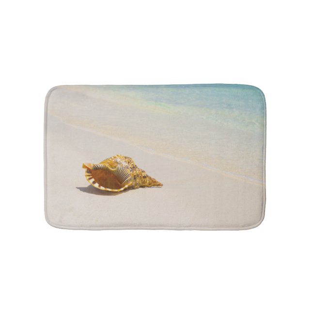Alfombrilla De Baño Concha Shell en la playa 3 (Anverso)