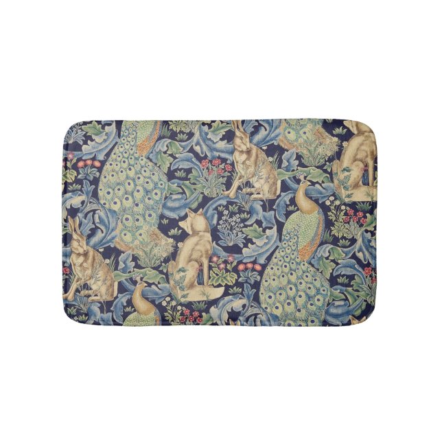 Alfombrilla De Baño Conejo forestal William Morris (Anverso)
