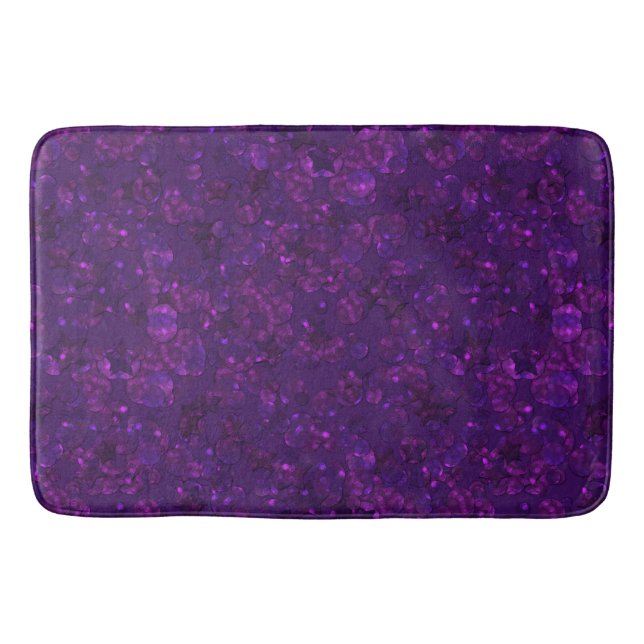 Alfombrilla De Baño Confeti morado (Anverso)