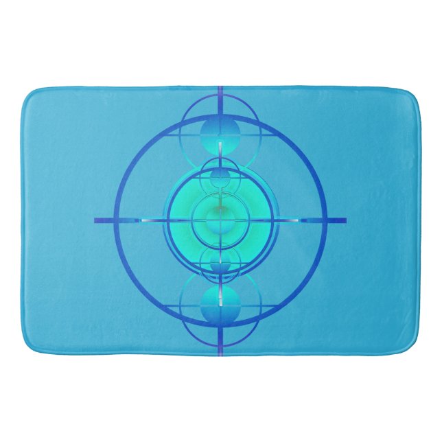 Alfombrilla De Baño Connected Minds (Day Version) (Anverso)