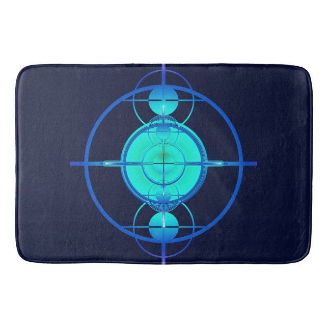 Alfombrilla De Baño Connected Minds (Night Version) (Anverso)