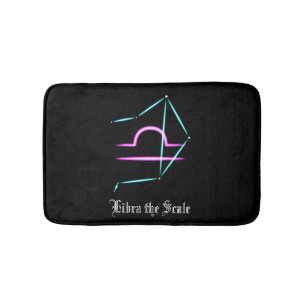 Alfombrilla De Baño Constelación de Zodiac Libra Bath Mat