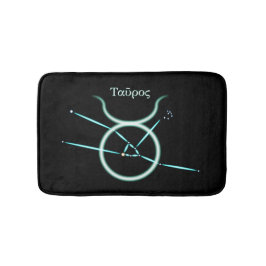 Alfombrilla De Baño Constelación de Zodiac Taurus Bath Mat