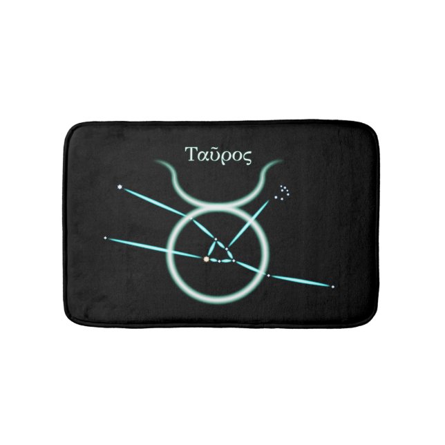 Alfombrilla De Baño Constelación de Zodiac Taurus Bath Mat (Anverso)
