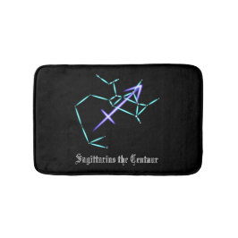 Alfombrilla De Baño Constelación Zodiac Sagittarius Bath Mat