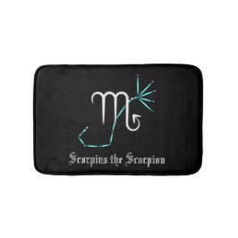 Alfombrilla De Baño Constelación Zodiac Scorpio Bath Mat