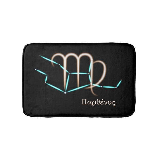 Alfombrilla De Baño Constelación zodiaca Virgo Bath Mat (Anverso)