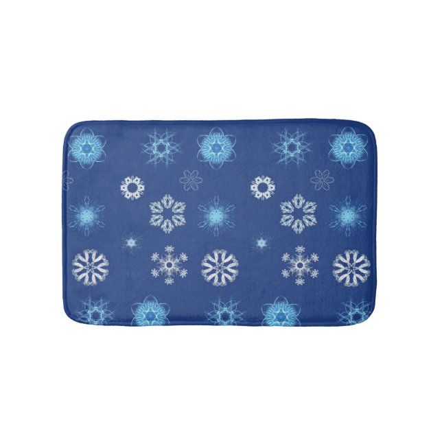 Alfombrilla De Baño Copo de nieve de Navidad (Anverso)
