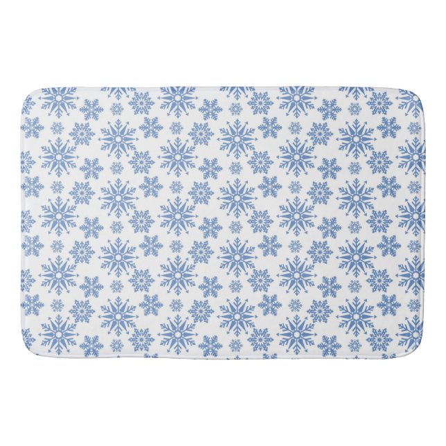 Alfombrilla De Baño Copos de nieve (Anverso)
