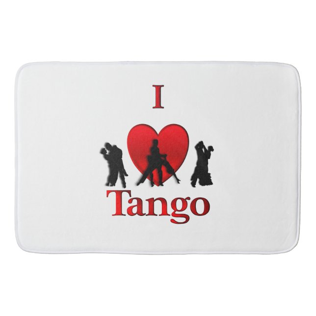 Alfombrilla De Baño Corazón del tango (Anverso)