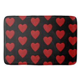 Alfombrilla De Baño Corazón Rojo