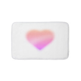 Alfombrilla De Baño corazón rosa