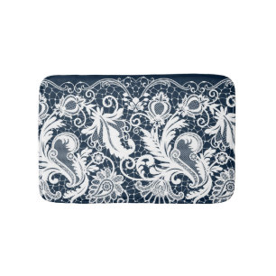 Alfombrilla De Baño Cordón blanco 2
