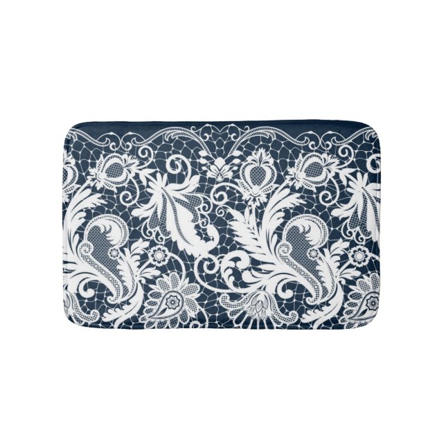 Alfombrilla De Baño Cordón blanco 2 (Anverso)