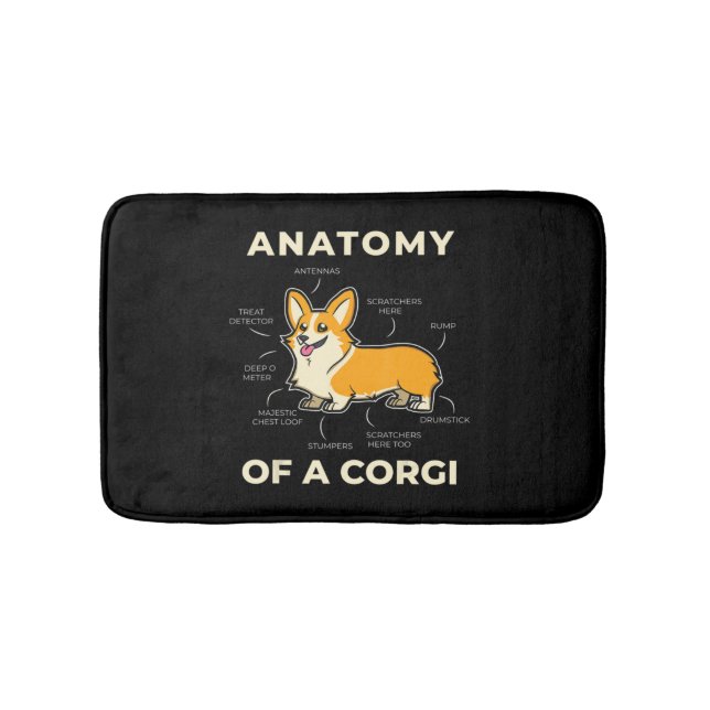 Alfombrilla De Baño Corgi (Anverso)