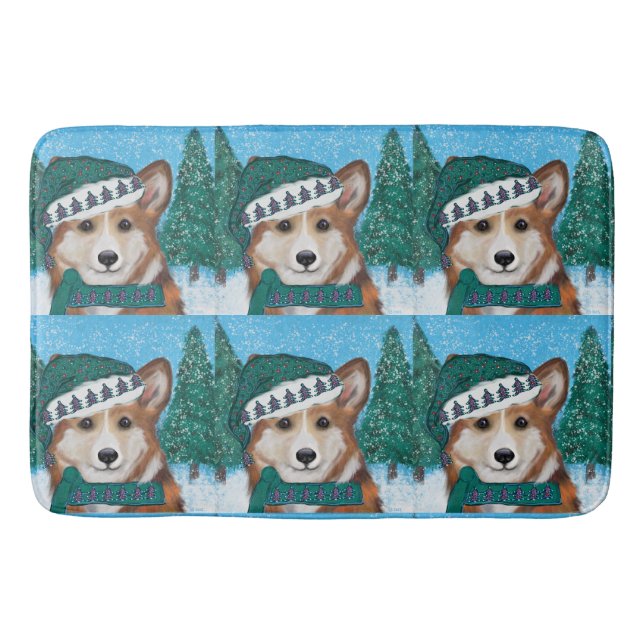Alfombrilla De Baño Corgi (Anverso)