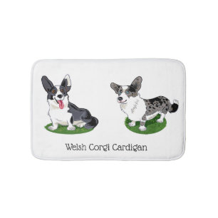 Alfombrilla De Baño Corgi Cardigans galés