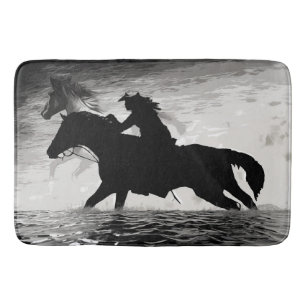 Alfombrilla De Baño Corriendo con espíritus - Caballos