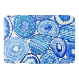 Alfombrilla De Baño Cortes de agallas azules