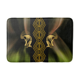 Alfombrilla De Baño Cosecha Fertilidad Golden Kokopelli