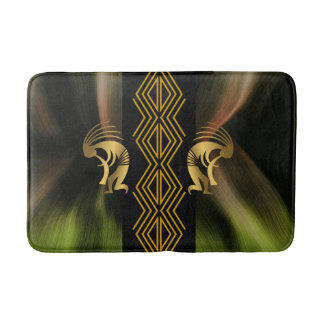 Alfombrilla De Baño Cosecha Fertilidad Golden Kokopelli