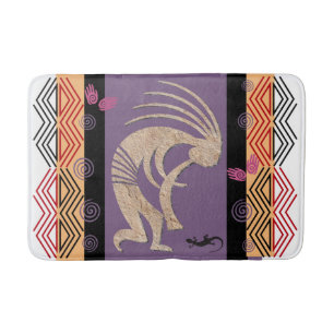 Alfombrilla De Baño Cosecha Fertilidad Sol Kokopelli