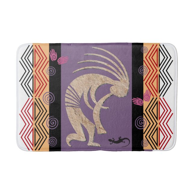 Alfombrilla De Baño Cosecha Fertilidad Sun Kokopelli (Anverso)