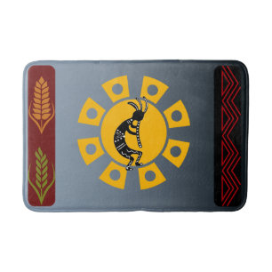 Alfombrilla De Baño Cosecha Fertilidad Sun Kokopelli