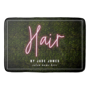 Alfombrilla De Baño Cosmetólogo de Neon Boxwood Hair Salon