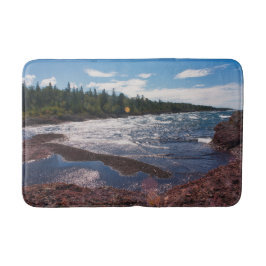 Alfombrilla De Baño Costa de Roca Roja – Lago Superior, U.P.