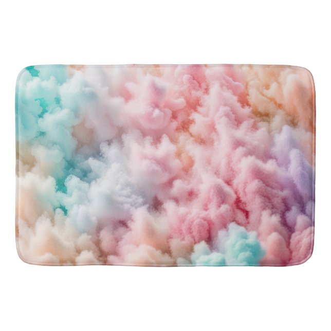 Alfombrilla De Baño Cotton Candy Fluff (Anverso)
