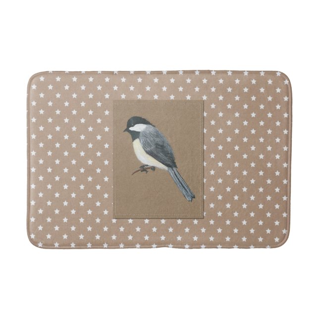 Alfombrilla De Baño Country Chickadee Bath Mat (Anverso)