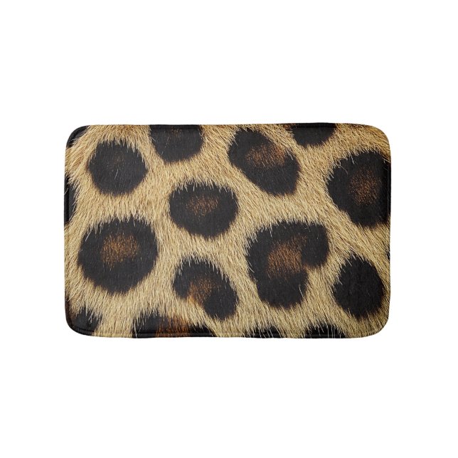 Alfombrilla De Baño Cow Black White Spots Fur (Anverso)