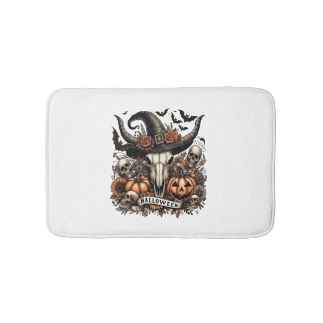 Alfombrilla De Baño Cow Bull Sheet Halloween (Anverso)