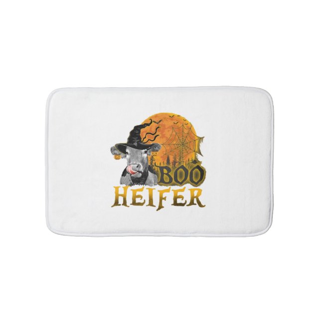 Alfombrilla De Baño Cow Halloween (Anverso)